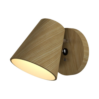 Conic Wall Light in Sand.