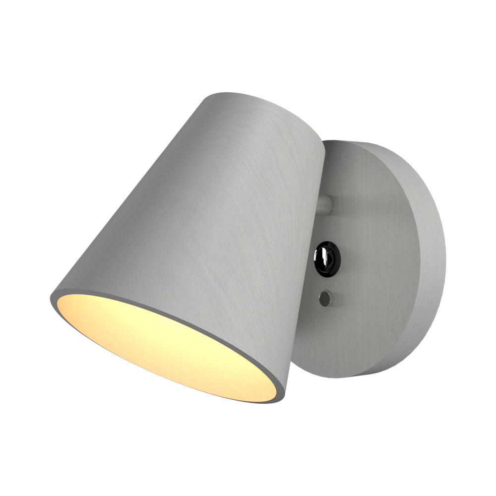 Conic Wall Light in Organic White.