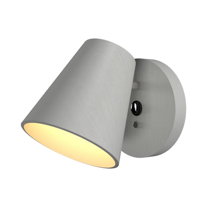 Conic Wall Light in Organic White.