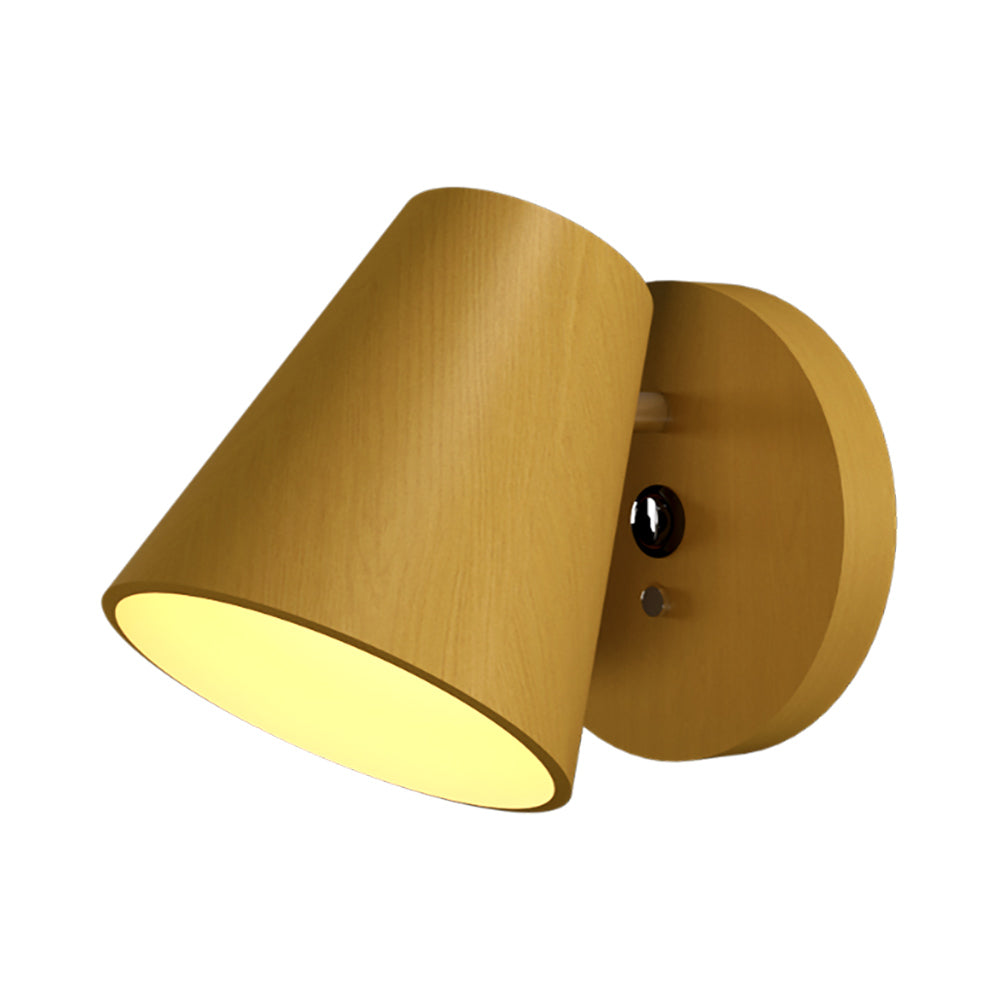 Conic Wall Light in Organic Gold.