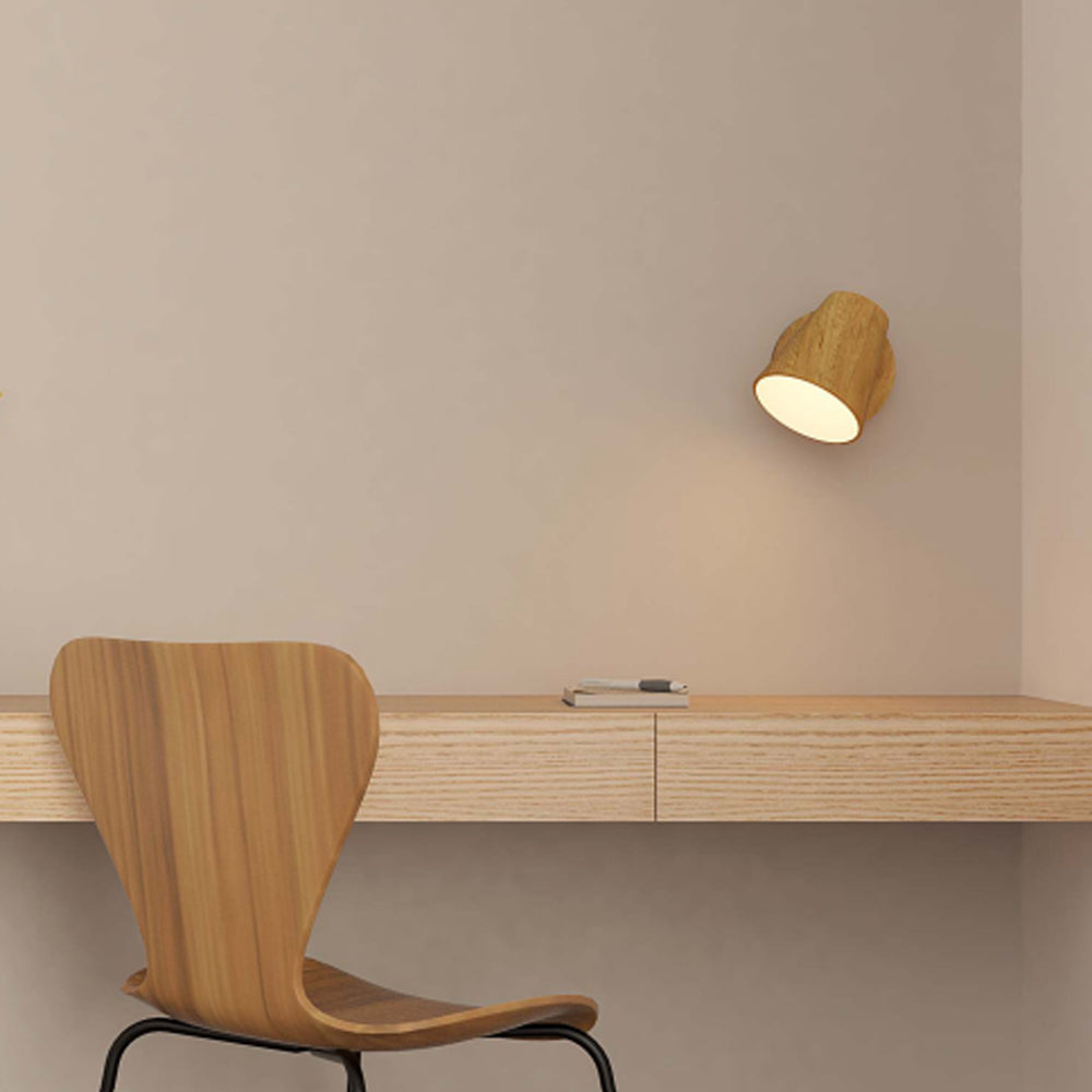 Conic Wall Light in living room.