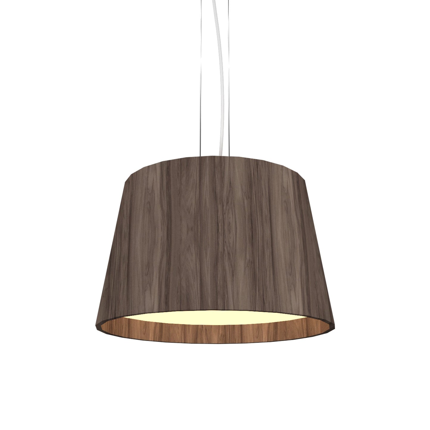 Conical 1145 Pendant Light in American Walnut.