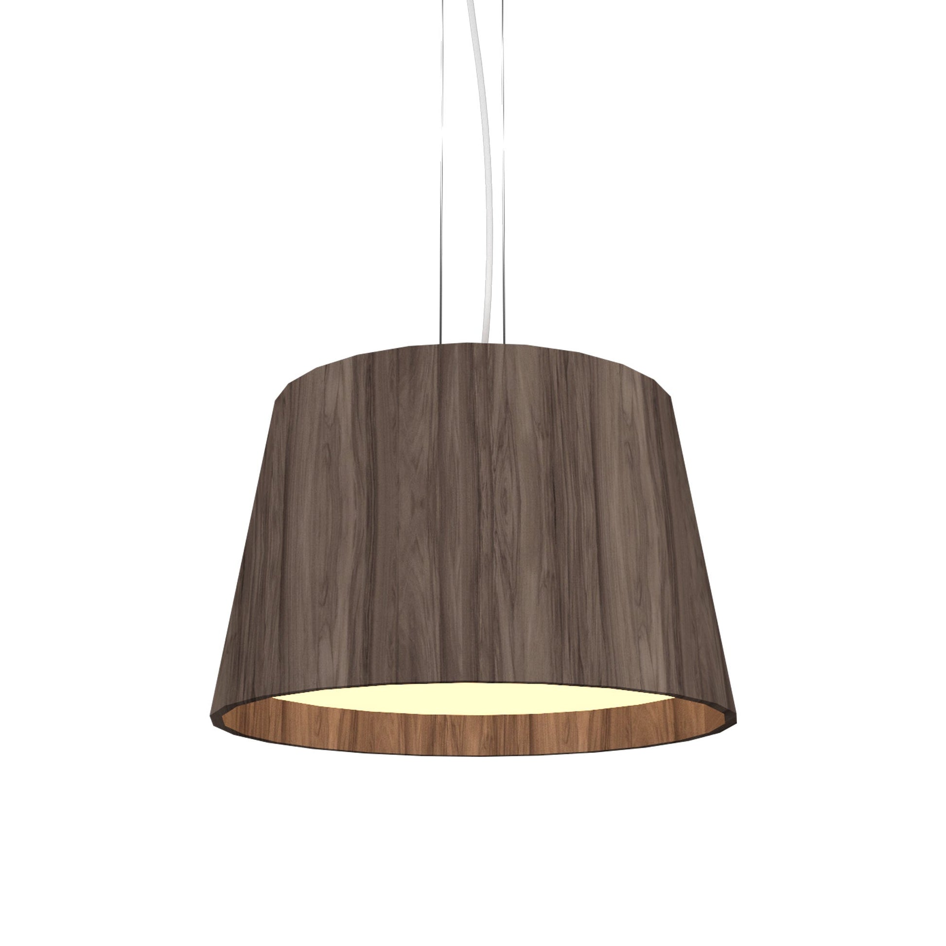 Conical 1145 Pendant Light in American Walnut.