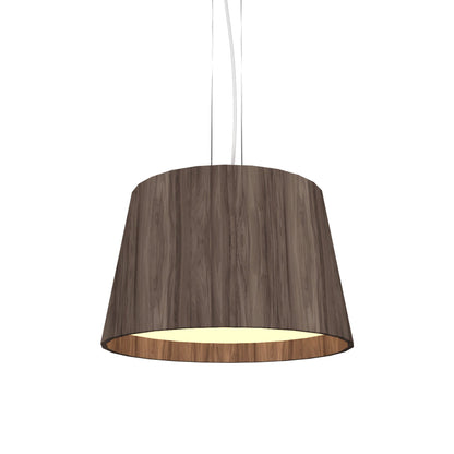 Conical 1145 Pendant Light in American Walnut.