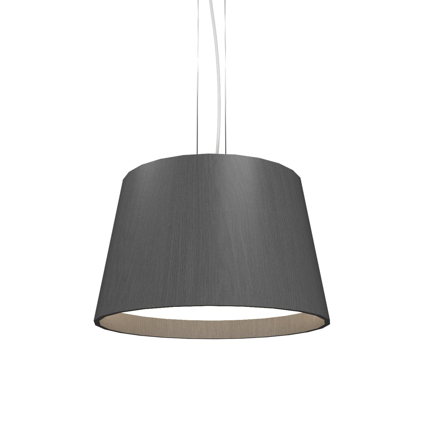 Conical 1145 Pendant Light in Organic Lead Grey.