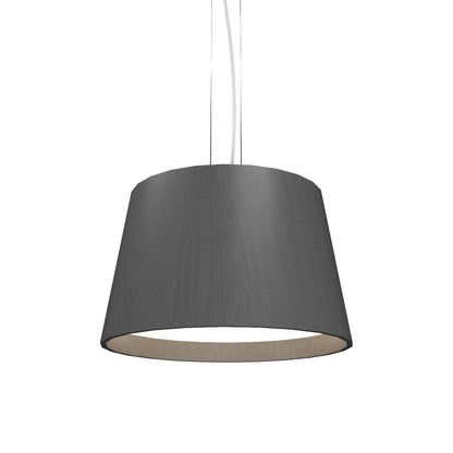 Conical 1145 Pendant Light in Organic Lead Grey.
