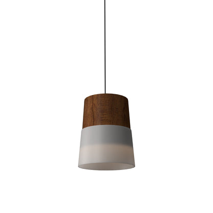 Conical 1151 Pendant Light in Imbuia.