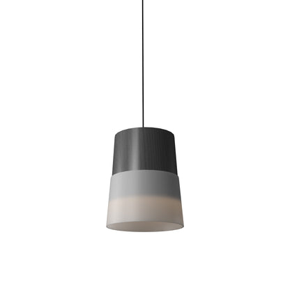 Conical 1151 Pendant Light in Organic Lead Grey.