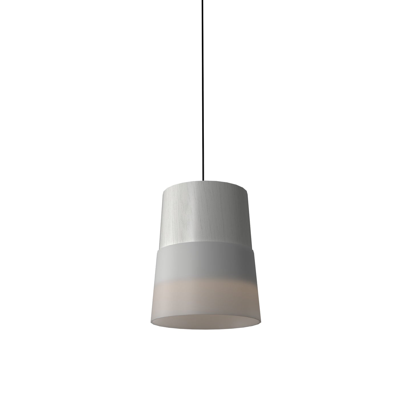 Conical 1151 Pendant Light in Organic White.