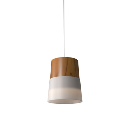 Conical 1151 Pendant Light in Teak.
