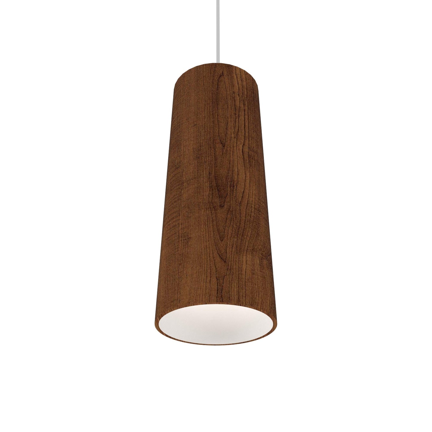 Conical 116 Pendant Light in Imbuia.