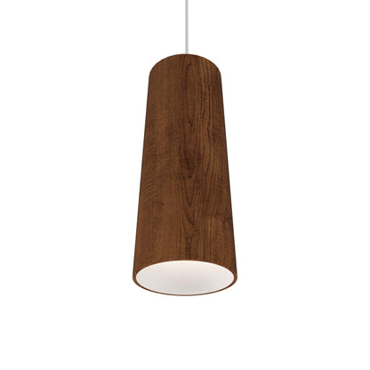 Conical 116 Pendant Light in Imbuia.