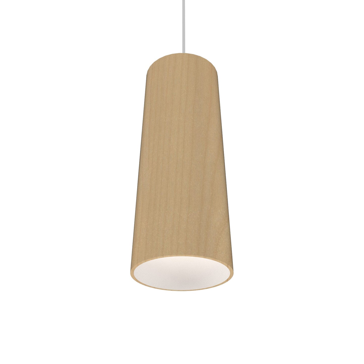 Conical 116 Pendant Light in Maple.