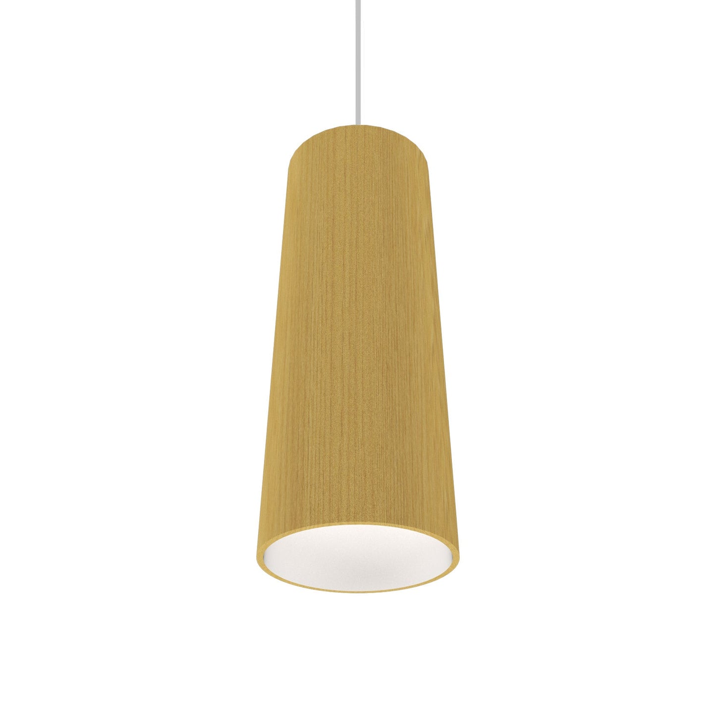 Conical 116 Pendant Light in Organic Gold.