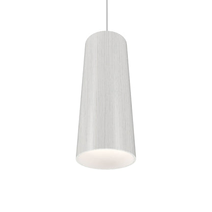Conical 116 Pendant Light in Organic White.