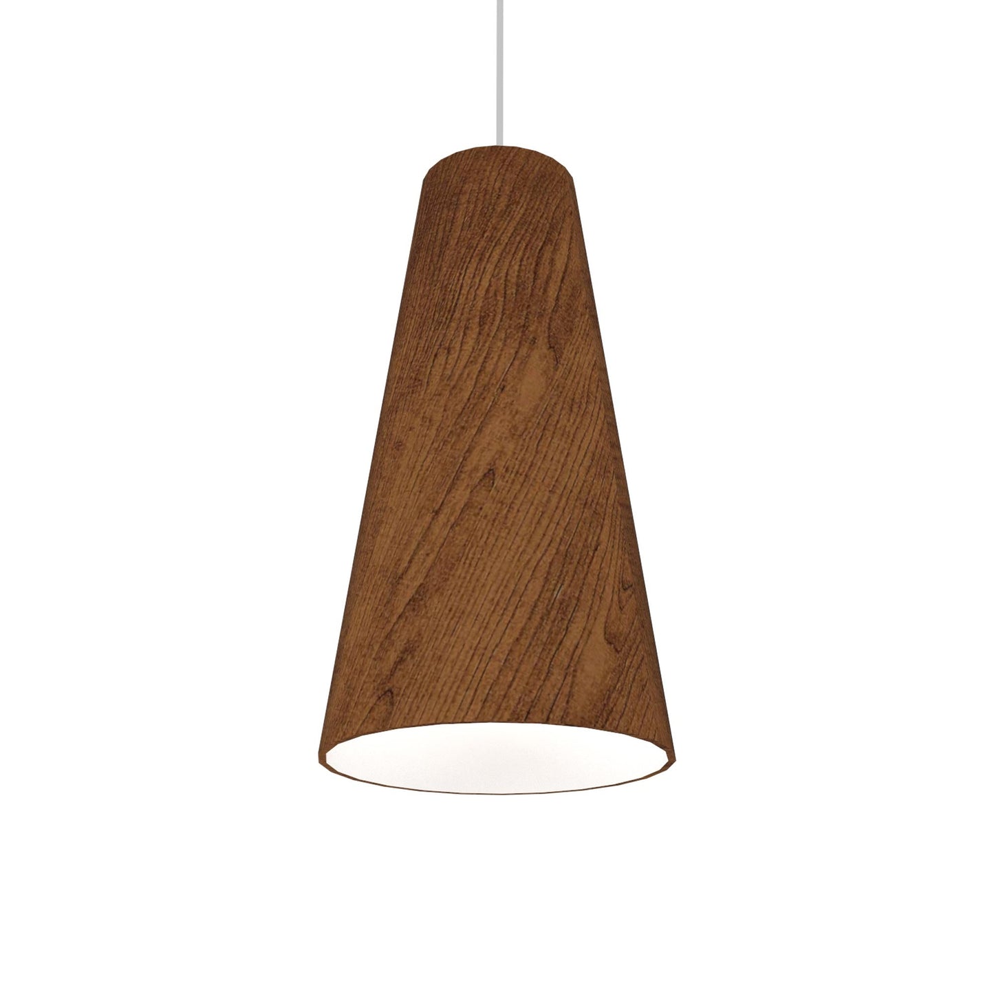 Conical 1233 Pendant Light in Imbuia.