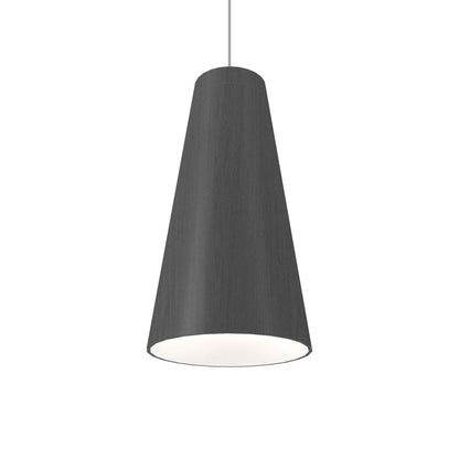 Conical 1233 Pendant Light in Organic Lead Grey.