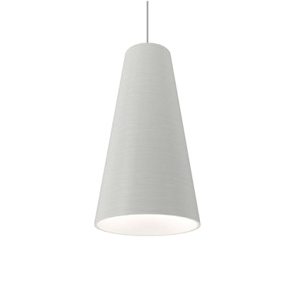 Conical 1233 Pendant Light in Organic White.