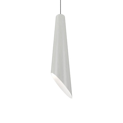 Conical 1277 Pendant Light in Organic White.