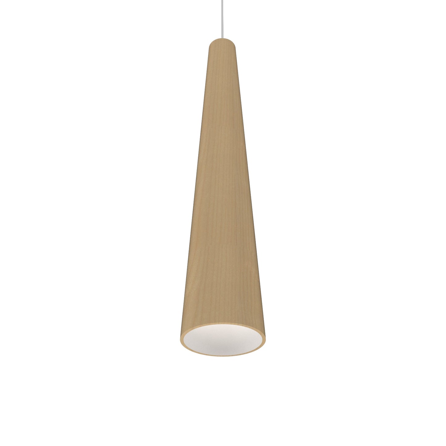 Conical 1278 Pendant Light in Maple (4.33-Inch).