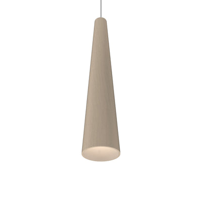 Conical 1278 Pendant Light in Organic Cappuccino (4.33-Inch).