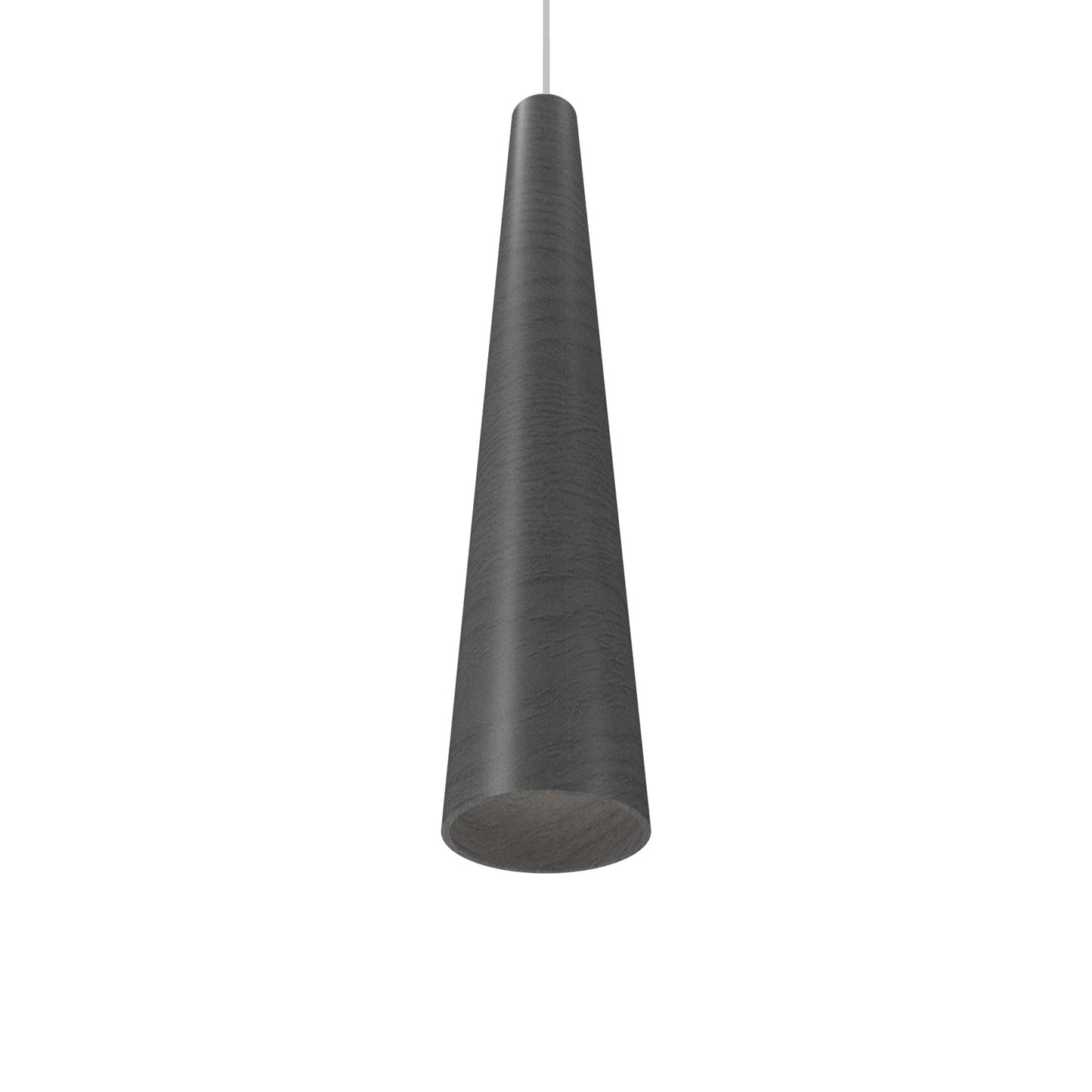 Conical 1278 Pendant Light in Organic Lead Grey (4.33-Inch).