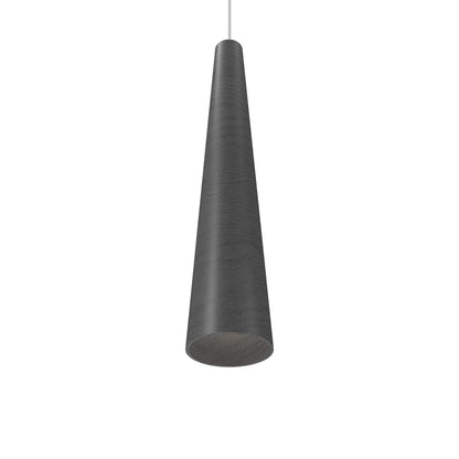 Conical 1278 Pendant Light in Organic Lead Grey (4.33-Inch).