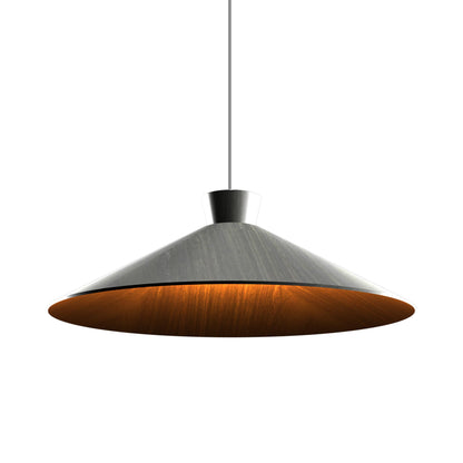 Conical 147 Pendant Light in Charcoal (25.2-Inch).