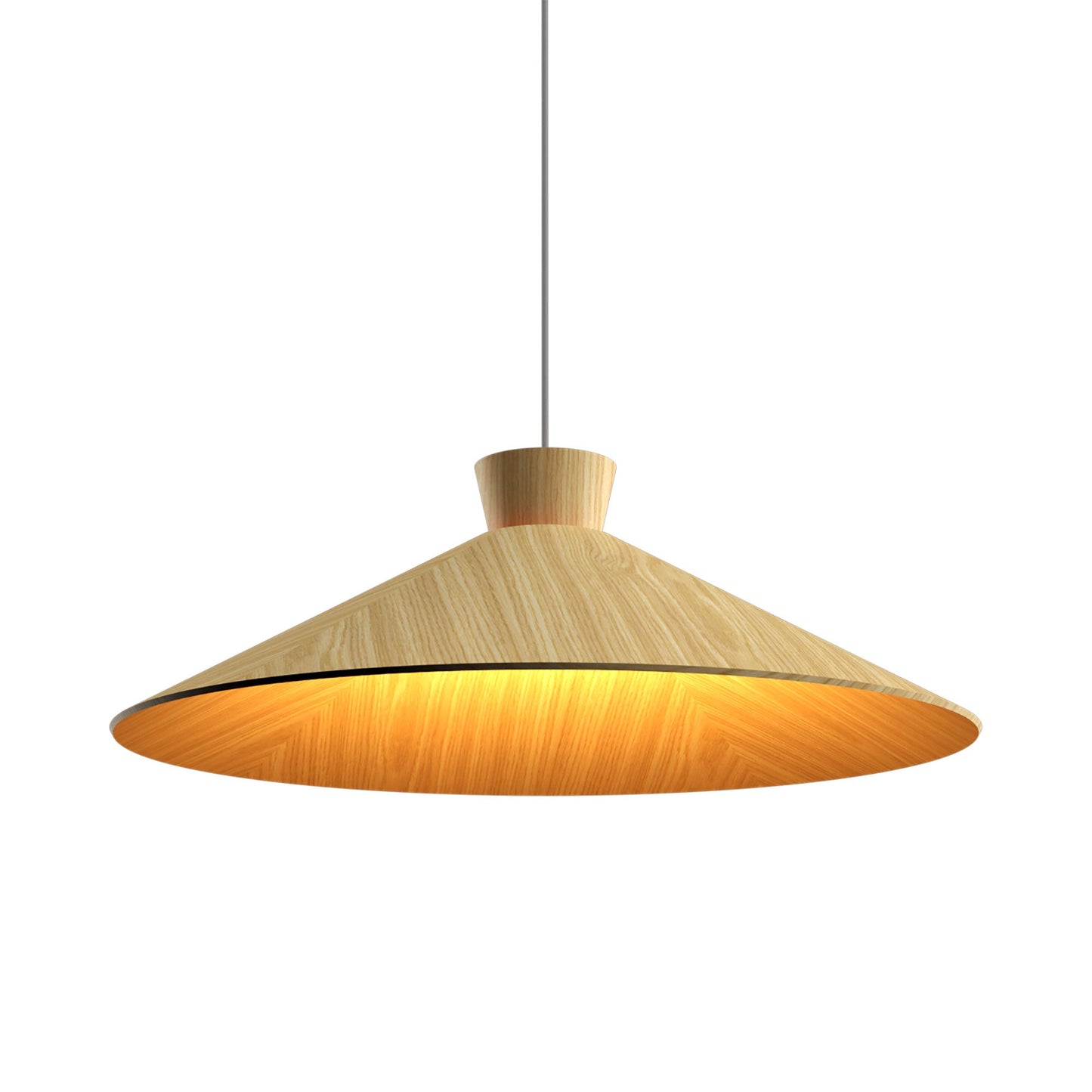 Conical 147 Pendant Light in Sand (25.2-Inch).