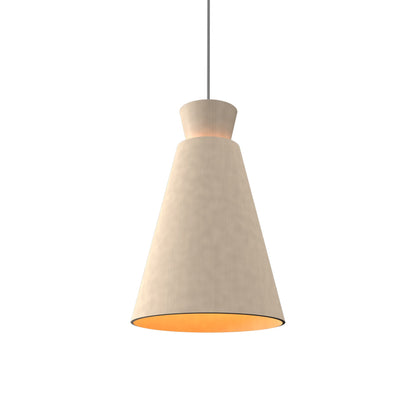 Conical 1473 Pendant Light in Organic Cappuccino.