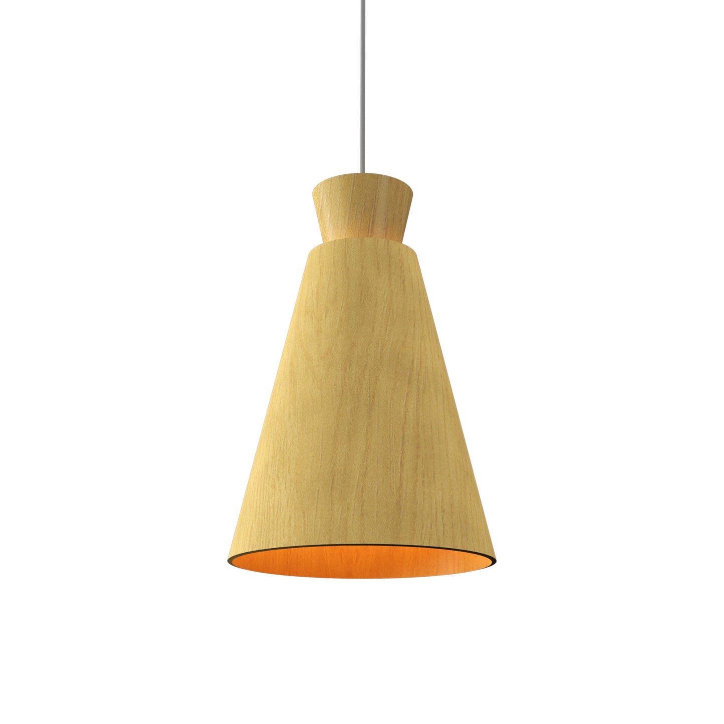 Conical 1473 Pendant Light in Organic Gold.