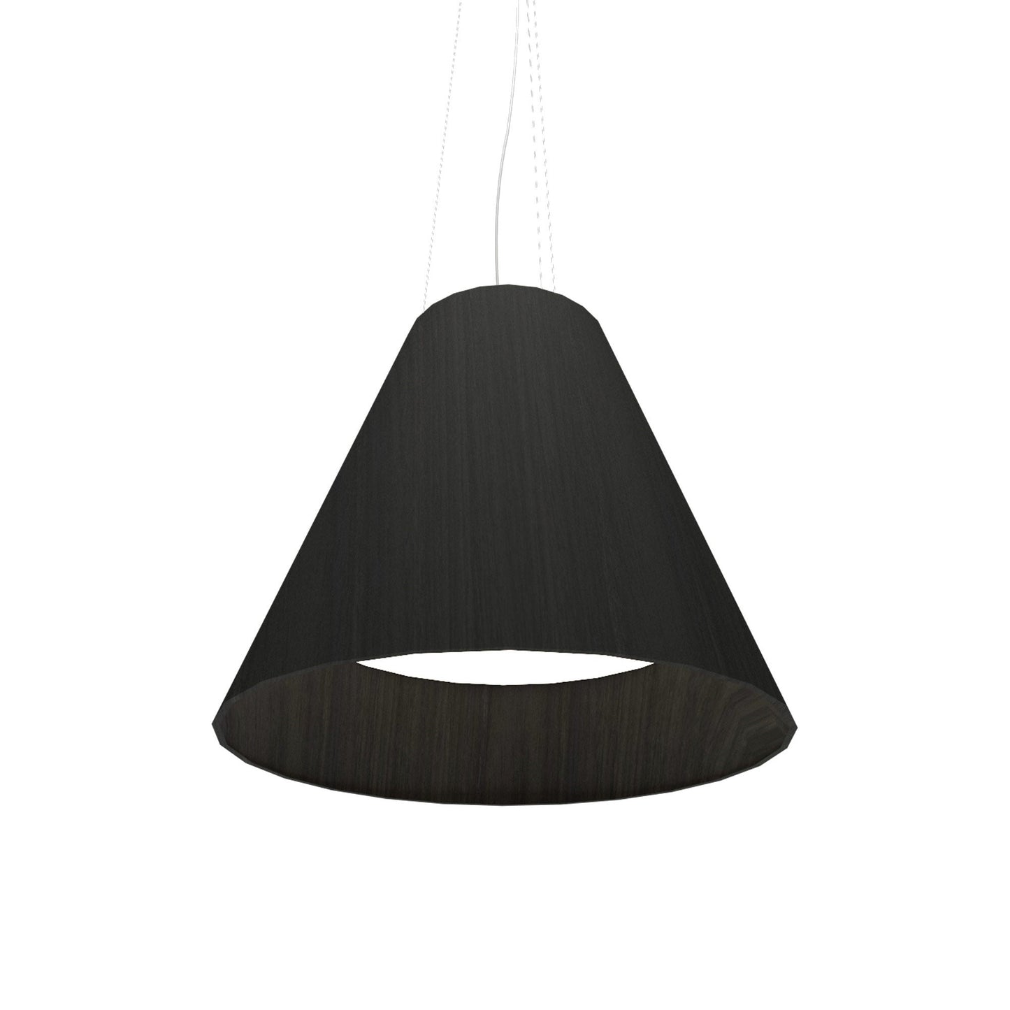 Conical 295 LED Pendant Light in Charcoal.