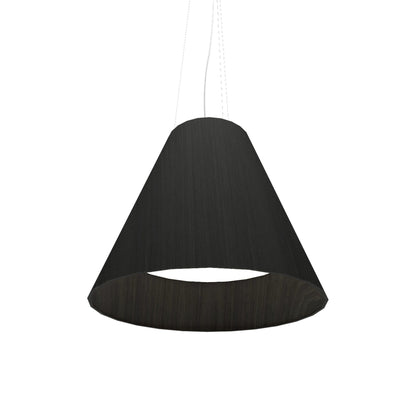 Conical 295 LED Pendant Light in Charcoal.
