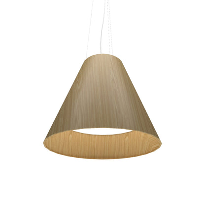 Conical 295 LED Pendant Light in Sand.