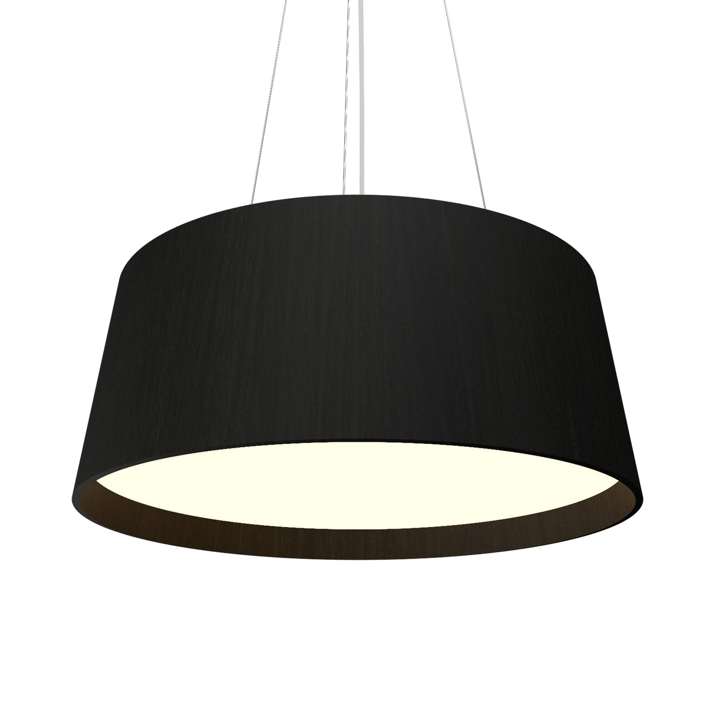Conical 296 LED Pendant Light in Charcoal.