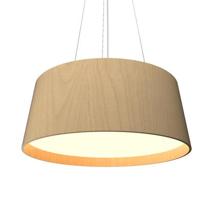 Conical 296 LED Pendant Light in Maple.