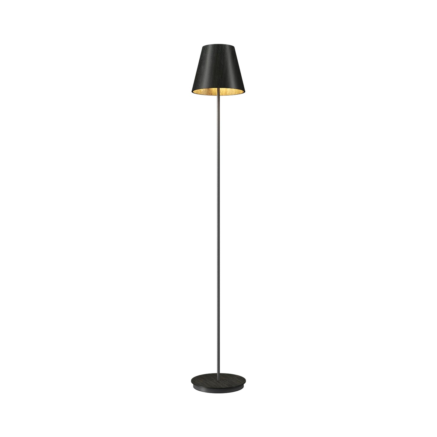 Conical 3053 Floor Lamp in Charcoal.