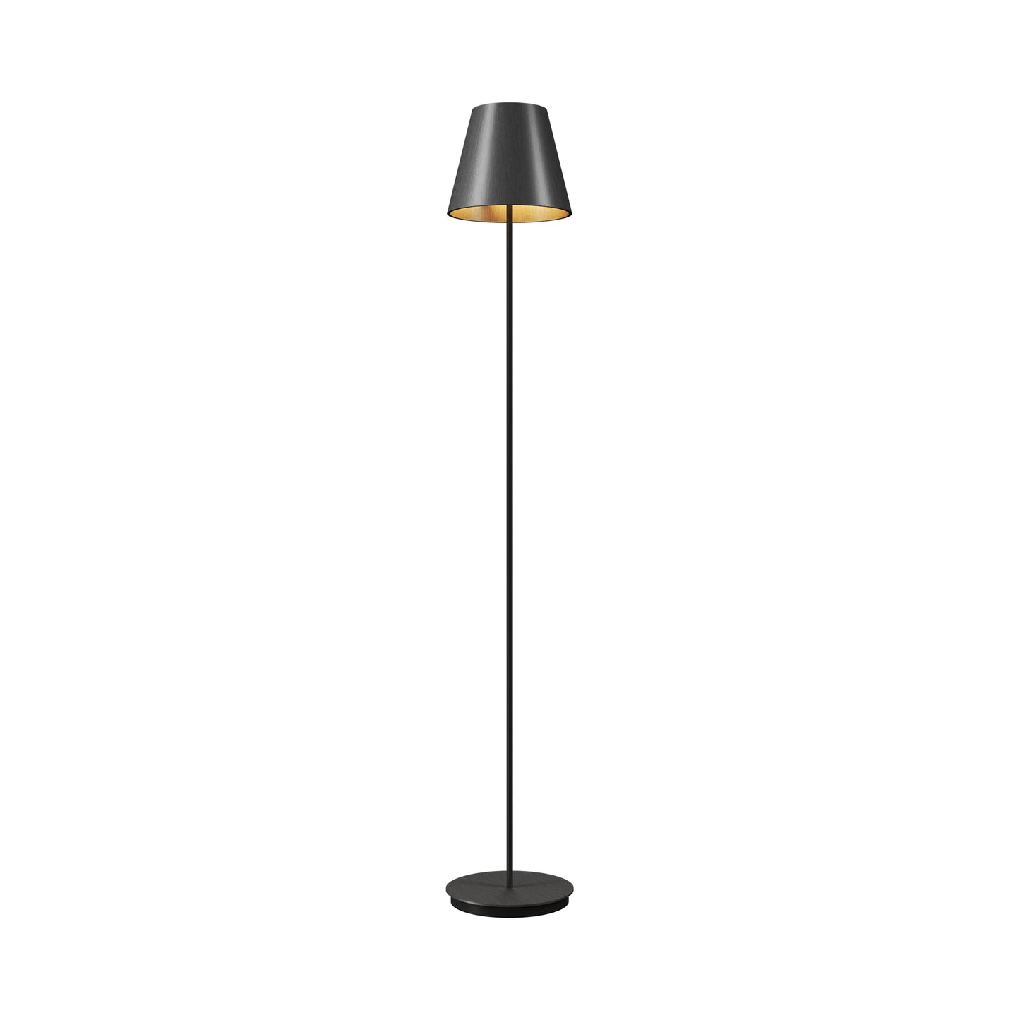 Conical 3053 Floor Lamp in Organic Lead Grey.