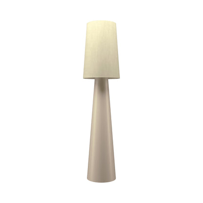 Conical 3062 Floor Lamp in Organic Cappuccino.