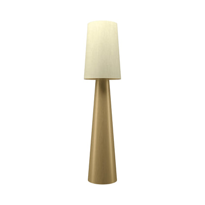 Conical 3062 Floor Lamp in Organic Gold.