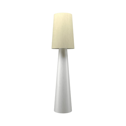 Conical 3062 Floor Lamp in Organic White.