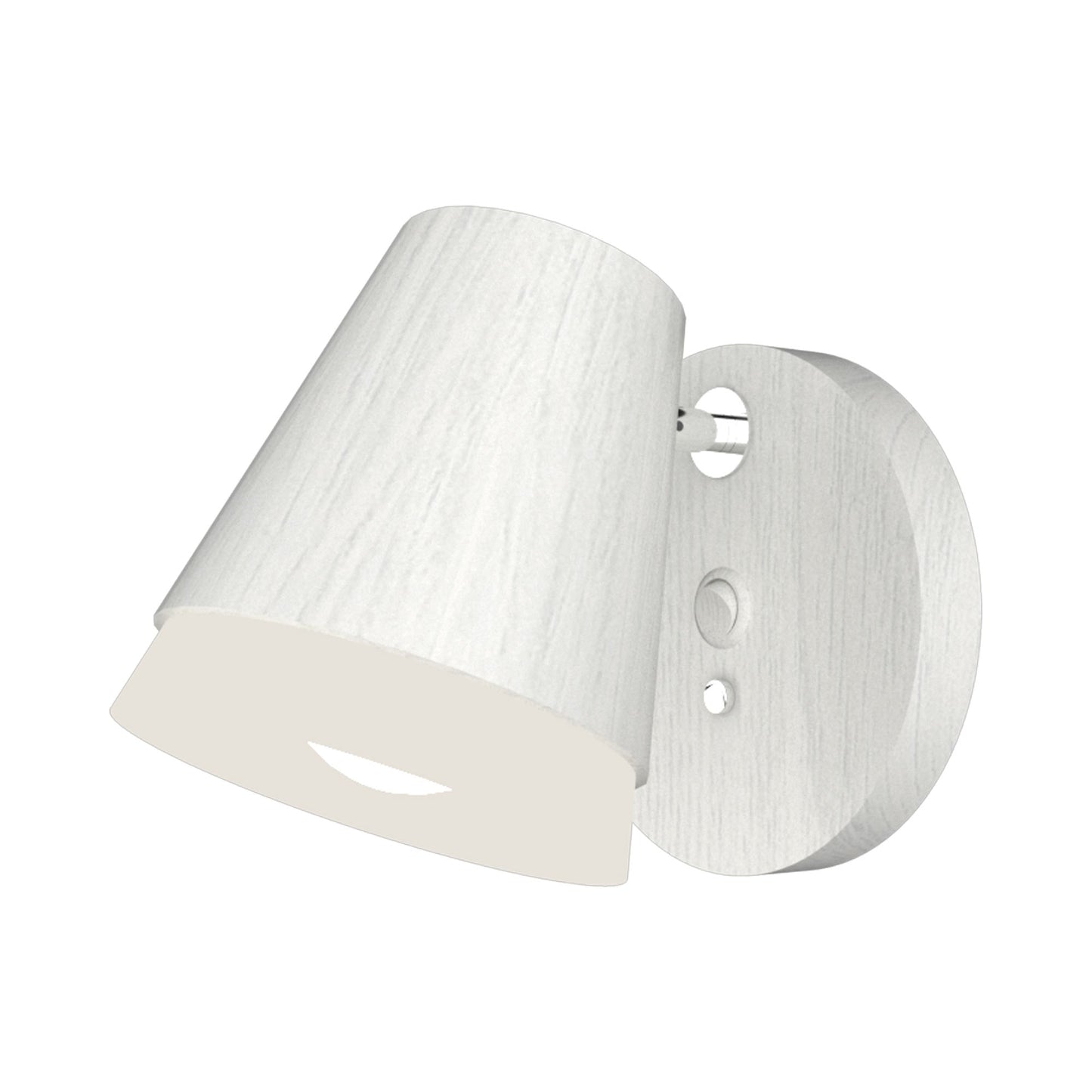 Conical 4138 Wall Light in Organic White.