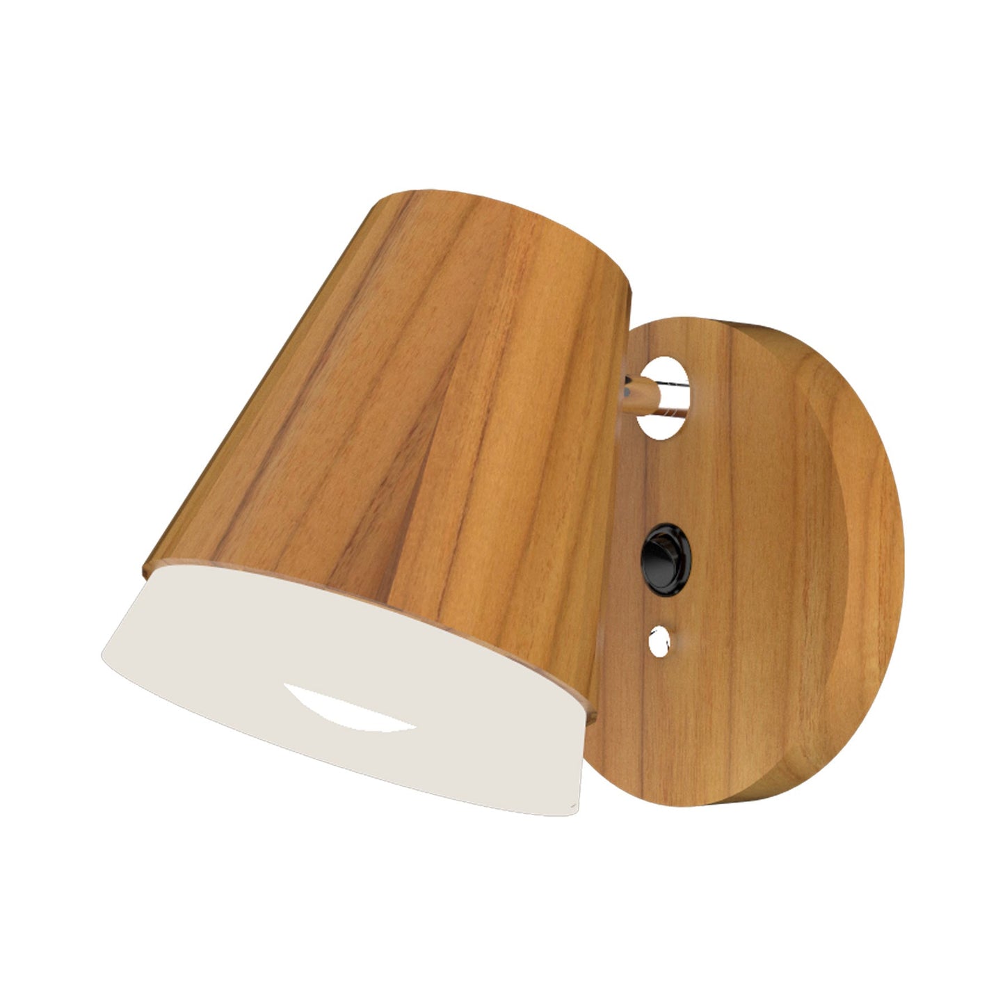 Conical 4138 Wall Light in Teak.