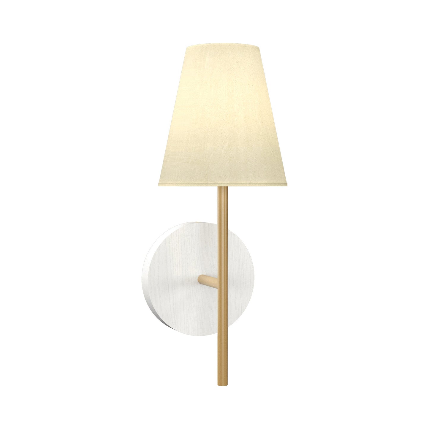 Conical 4209 Wall Light in Organic White.
