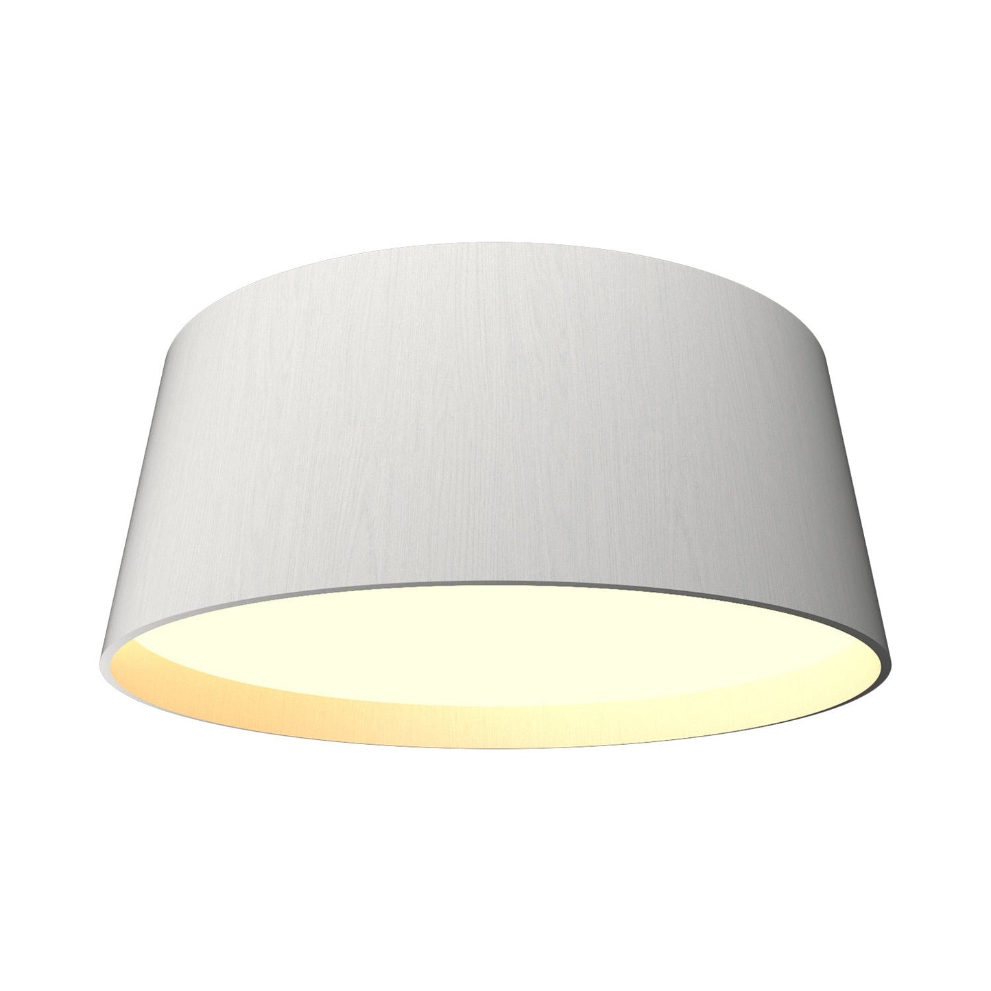 Conical 5098 LED Flush Mount Ceiling Light in Organic White.