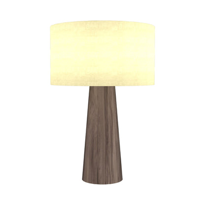 Conical 702 Table Lamp in American Walnut (18.11-Inch).