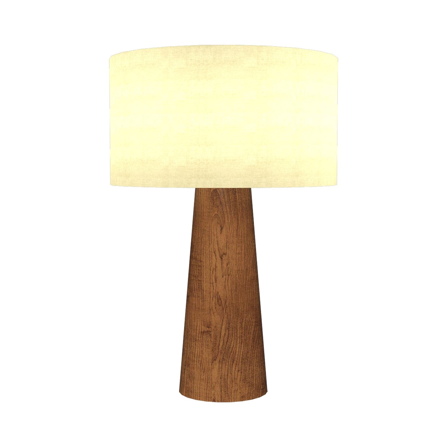 Conical 702 Table Lamp in Imbuia (18.11-Inch).