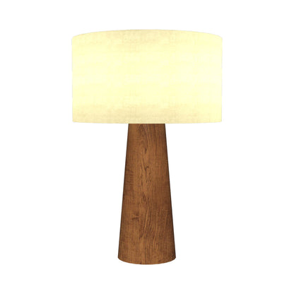 Conical 702 Table Lamp in Imbuia (18.11-Inch).