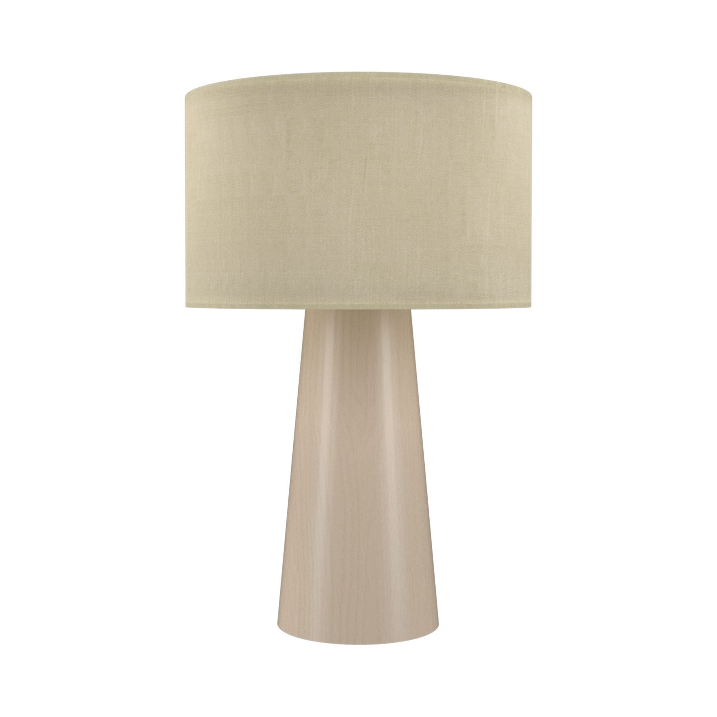 Conical 702 Table Lamp in Organic Cappuccino (18.11-Inch).