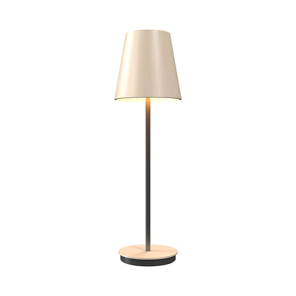 Conical 707 Table Lamp in Organic Cappuccino (23.62-Inch).